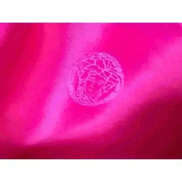 VERSACE PINK SLEEVELESS ZIP UP BACK FULLY LINED DRESS SIZE SMALL - Picture 8 of 16